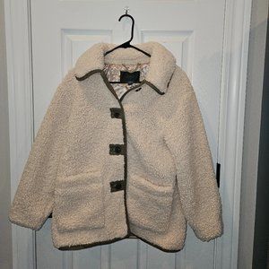 J Crew Teddy Sherpa Jacket size small